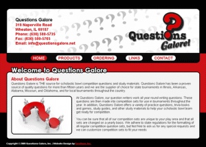 Questions Galore