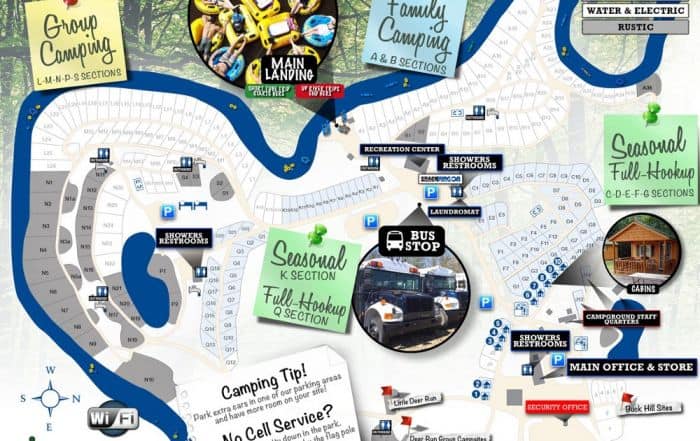 Riverview Campground Map