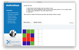 Have fun with FileMaker games like this block-stacking game built by one of our developers