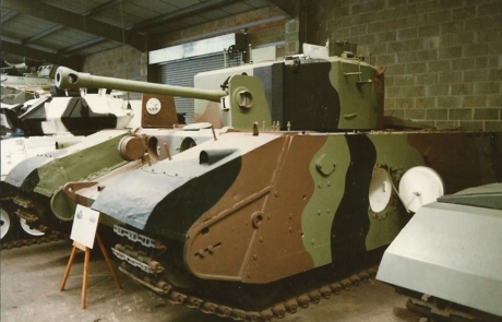 The Excelsior tank, also known as the A33, was a British tank developed during WWII