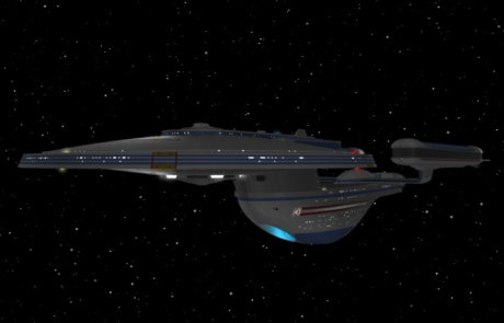 The USS Excelsior was part of the Federation's fleet