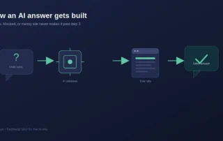 How an AI answer gets built