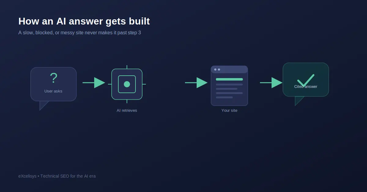 How an AI answer gets built
